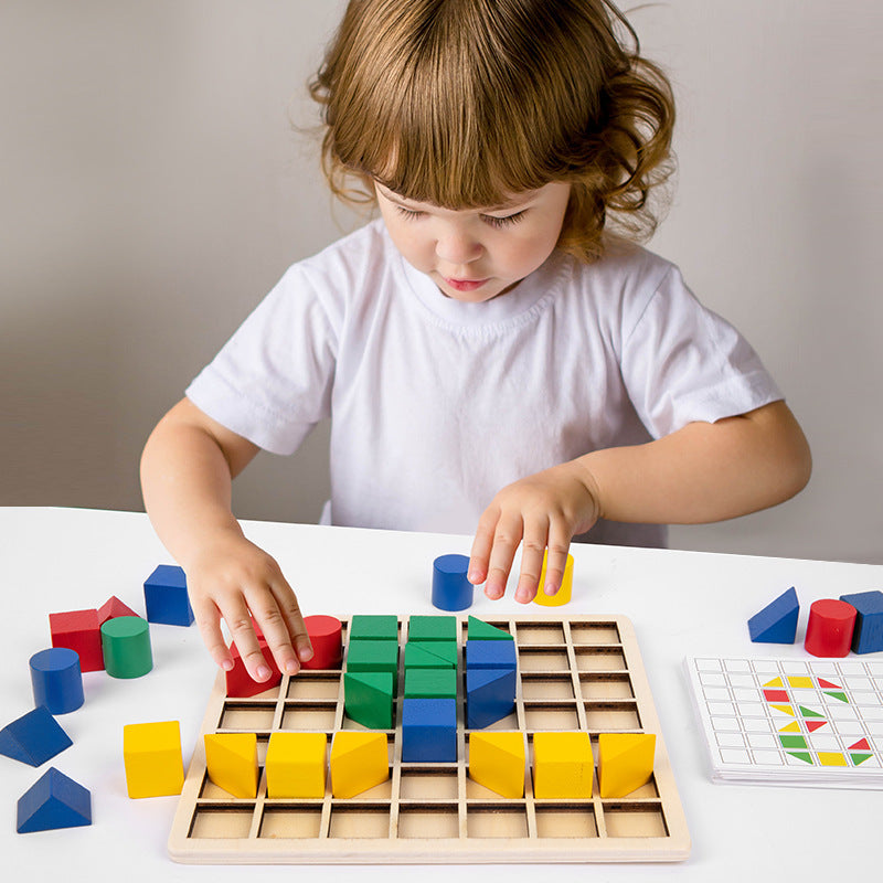 Creative Wooden Block Puzzle Puzzle Toy Intelligence Development