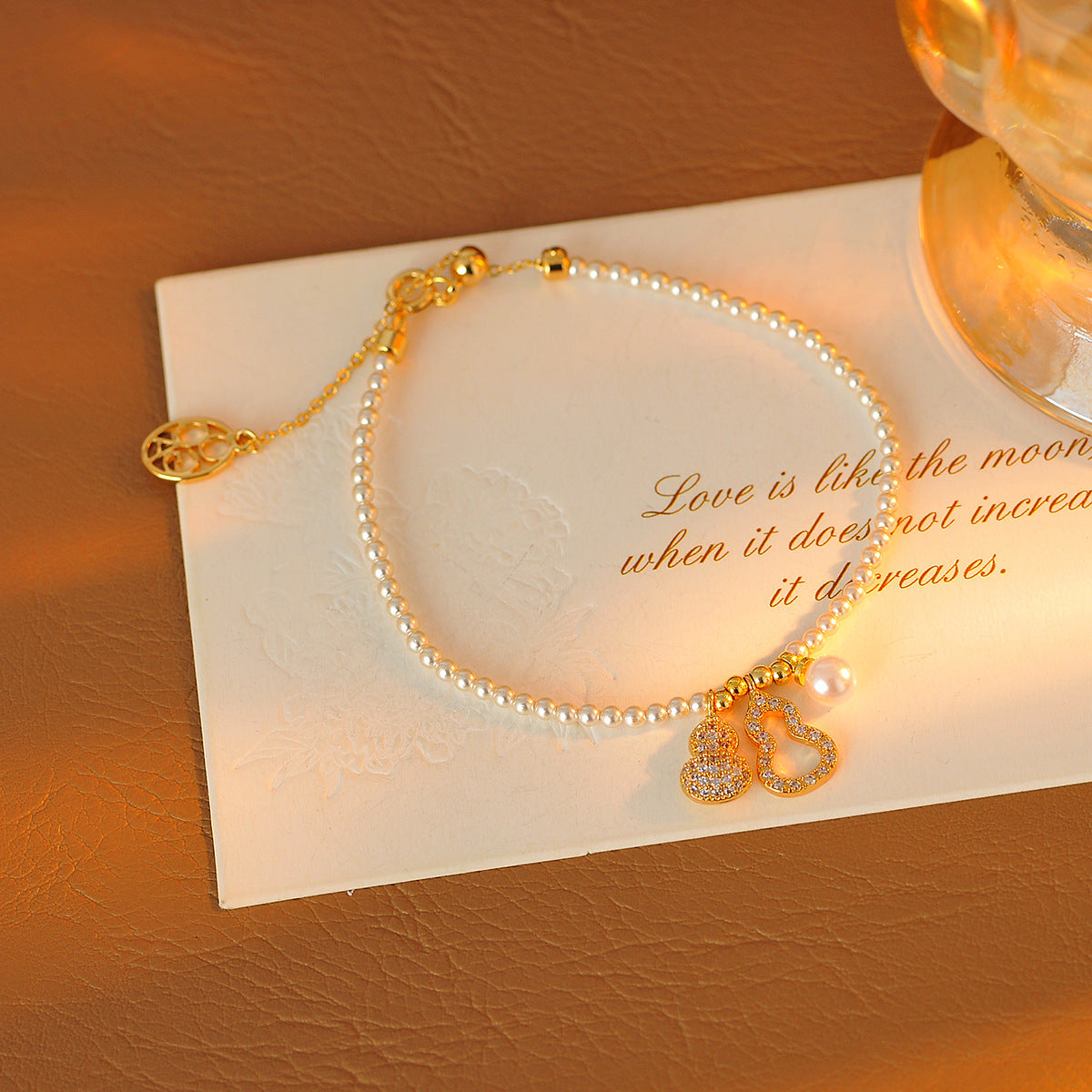 Original Design Gourd Bracelet Niche Hollow Gourd Peanut Necklace Women Factory Direct Sales